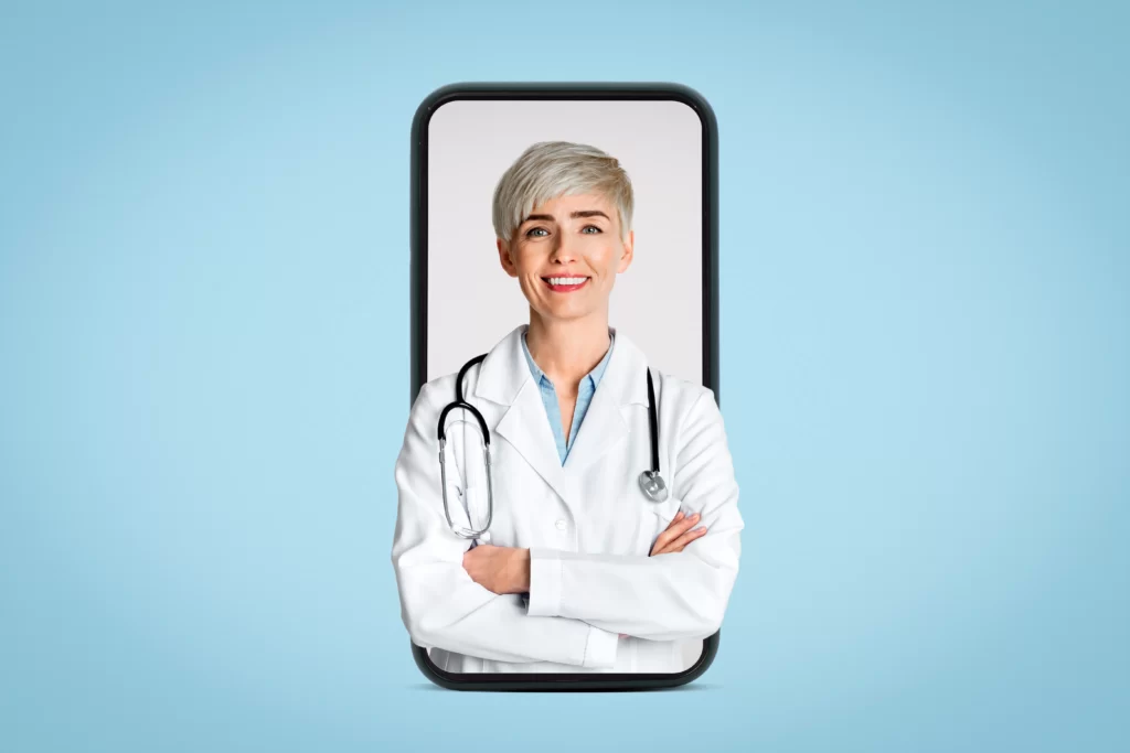 Online consultation with a provider